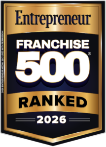 Entrepreneur Franchise 500 ranked 2026 badge